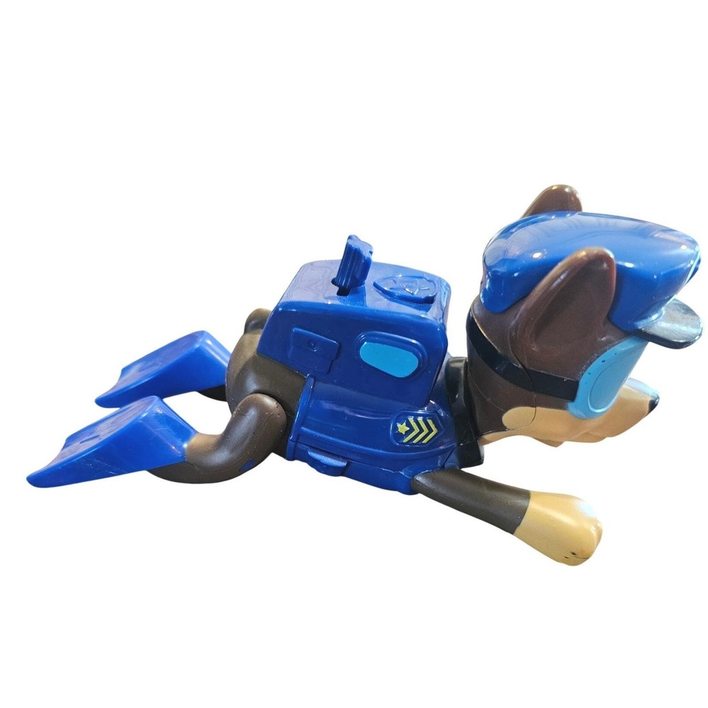 Paw Patrol Paddling pups Chase Scuba Wind Up Bathtub Toy Dog Figure Spin Masterl